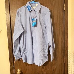 Haggar Men's Light Blue Dress Shirt